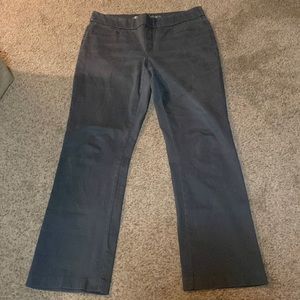 Women’s Size 18 Long Lee Brand Dress Pants Gray Stretch